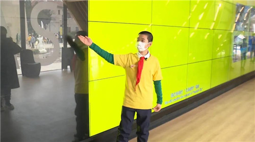 新华社区活跃着一批“小小城市导赏员”
